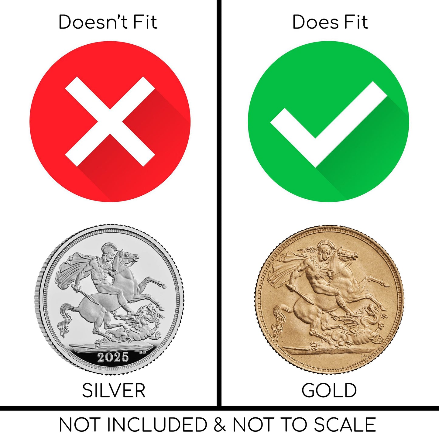 9ct Gold  Thick Basket Half Sovereign Mount Ring - JRN170-H