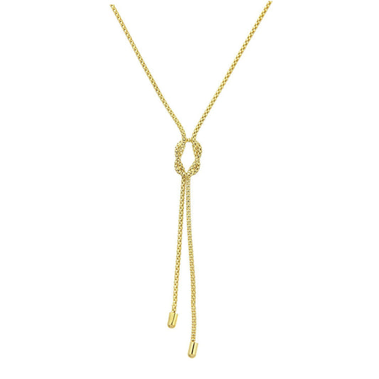9ct Gold  Popcorn Negligee Necklace 18 inch - HHHAXL121