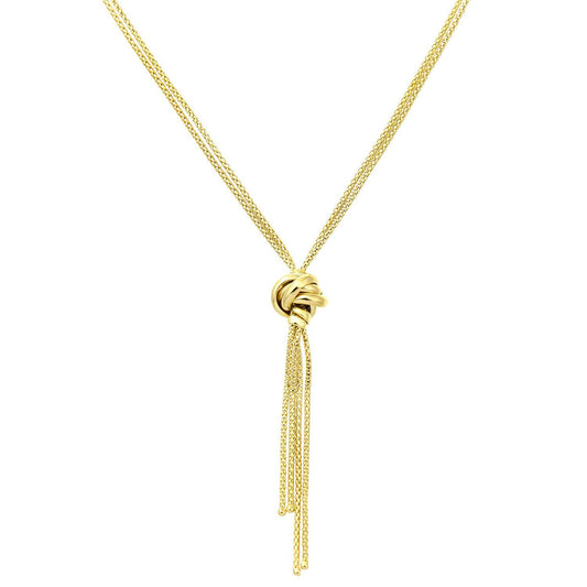 9ct Gold  Popcorn Negligee Necklace 18 inch - HHHAXL42