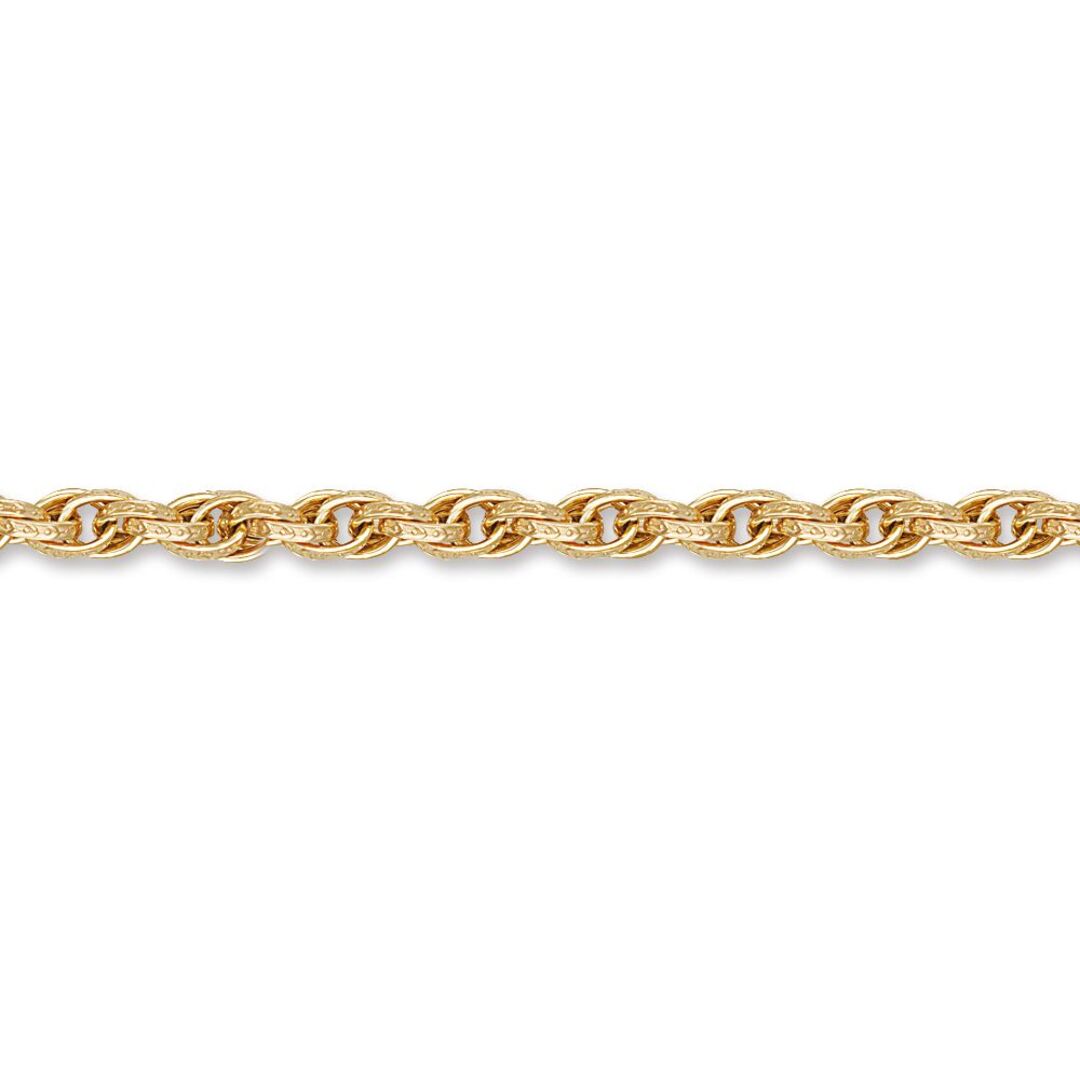 9ct Gold  Victorian Prince Of Wales 6mm Necklace 18inch 45cm - JBB175-18