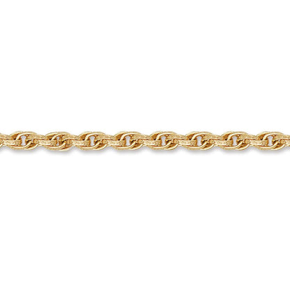 9ct Gold  Victorian Prince Of Wales 6mm Necklace 18inch 45cm - JBB175-18