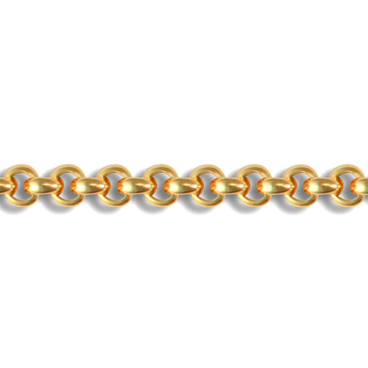 Ladies 9ct Gold  Bracelet 5.3mm Gauge Bracelet - JBB324