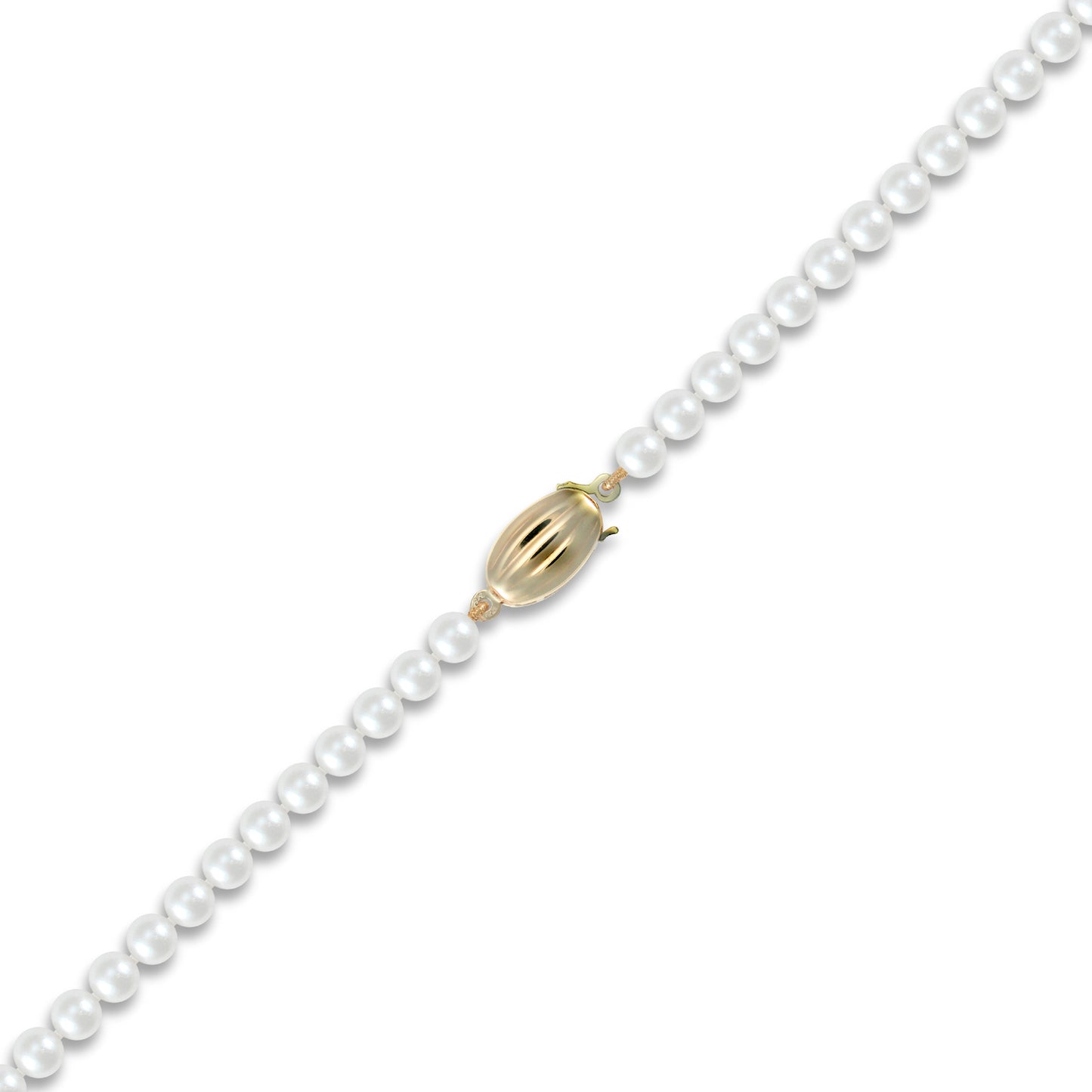 9ct Gold  Clasp Akoya Pearl Elegant Necklace 5-5.5mm - JBB337