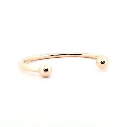 Mens 9ct Gold  Heavyweight Torque 5mm Bangle Bracelet - JBG106