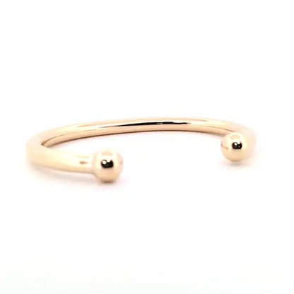 Mens 9ct Gold  Heavyweight Torque 6mm Bangle Bracelet - JBG107