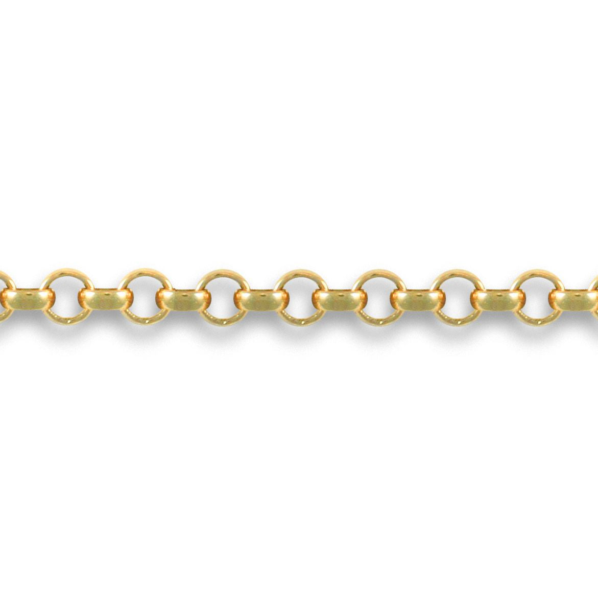 9ct Gold  Micro Belcher 2mm Pendant Chain Necklace - JCN001A