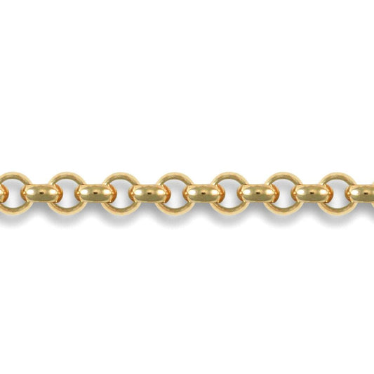 9ct Gold  Micro Belcher 2.2mm Pendant Chain Necklace - JCN001B