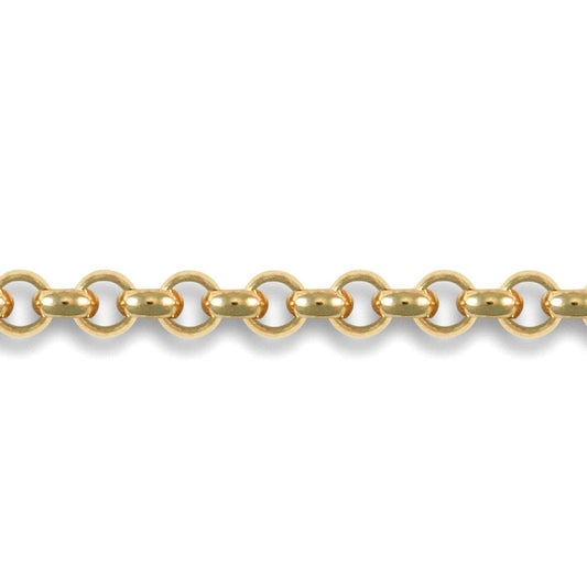 9ct Gold  Micro Belcher 2.2mm Pendant Chain Necklace - JCN001B