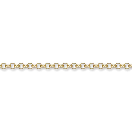 9ct Gold  Round Belcher 4.3mm Chain Necklace - JCN001G