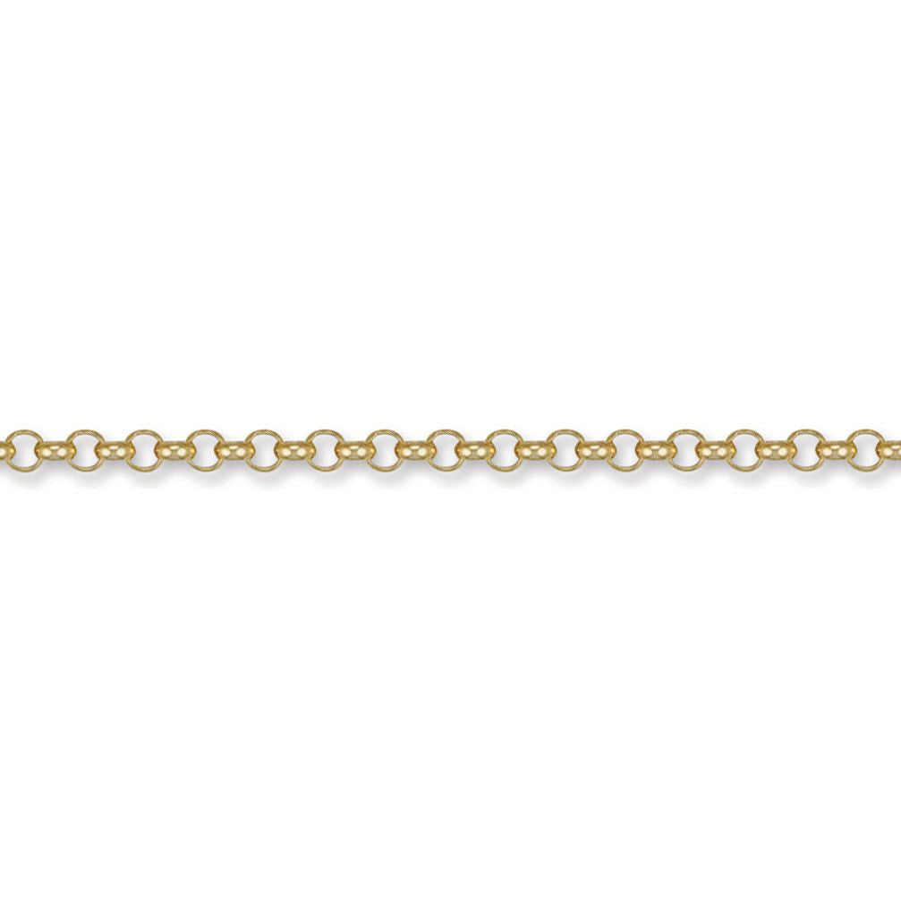 9ct Gold  Round Belcher 4.3mm Chain Necklace - JCN001G