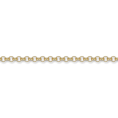 9ct Gold  Round Belcher 4.3mm Chain Necklace - JCN001G