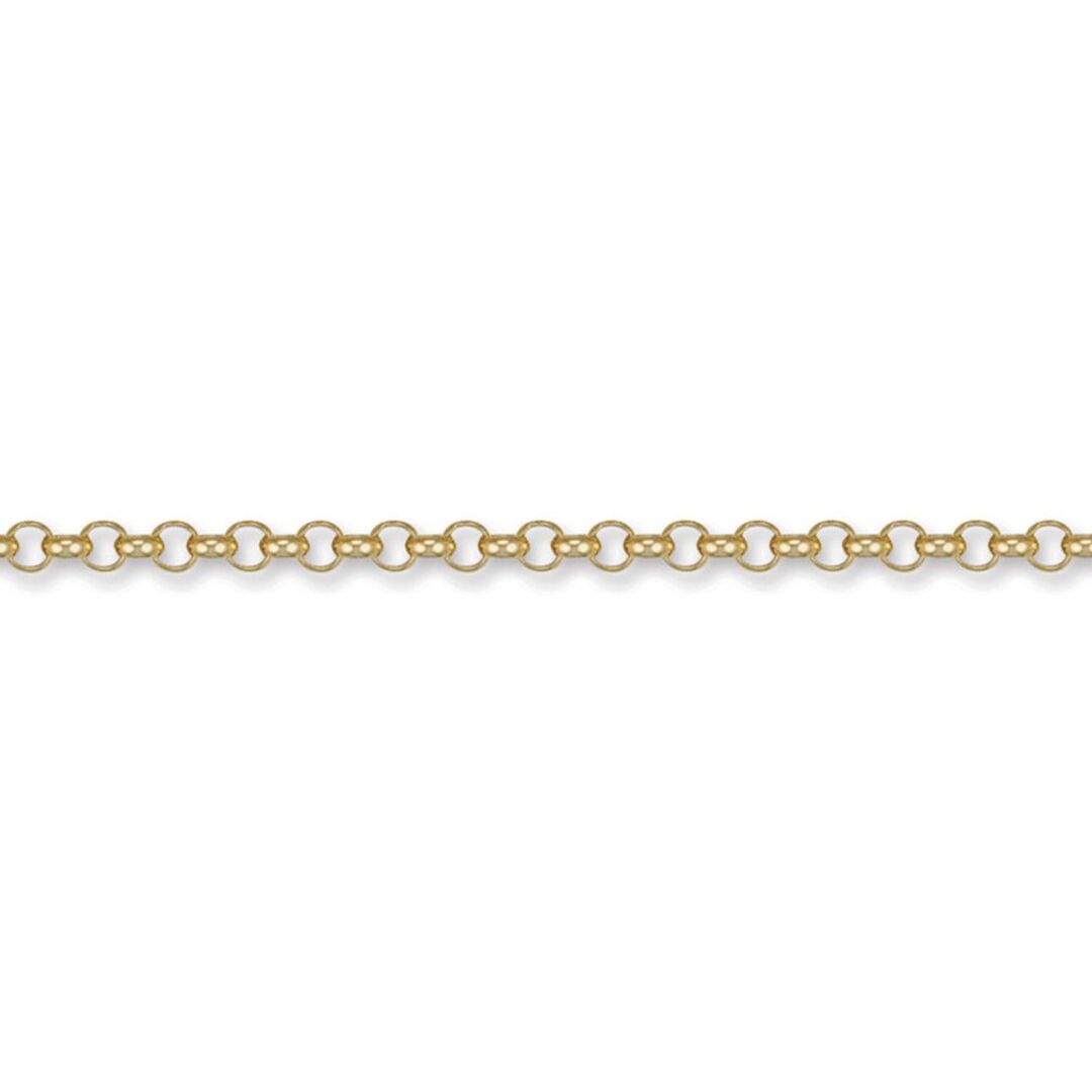 9ct Gold  Round Belcher 4.3mm Chain Necklace - JCN001G