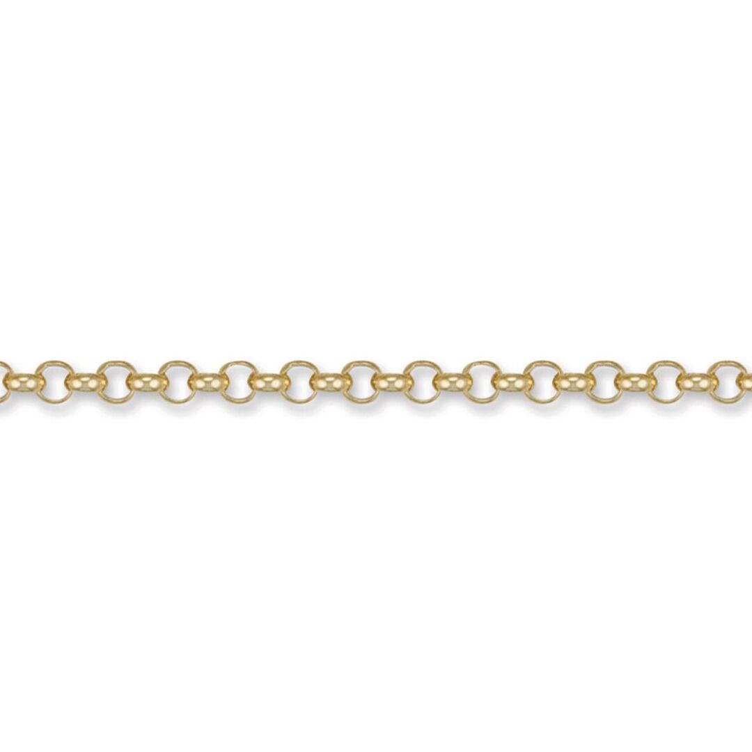 9ct Gold  Round Belcher 5.2mm Chain Necklace - JCN001H