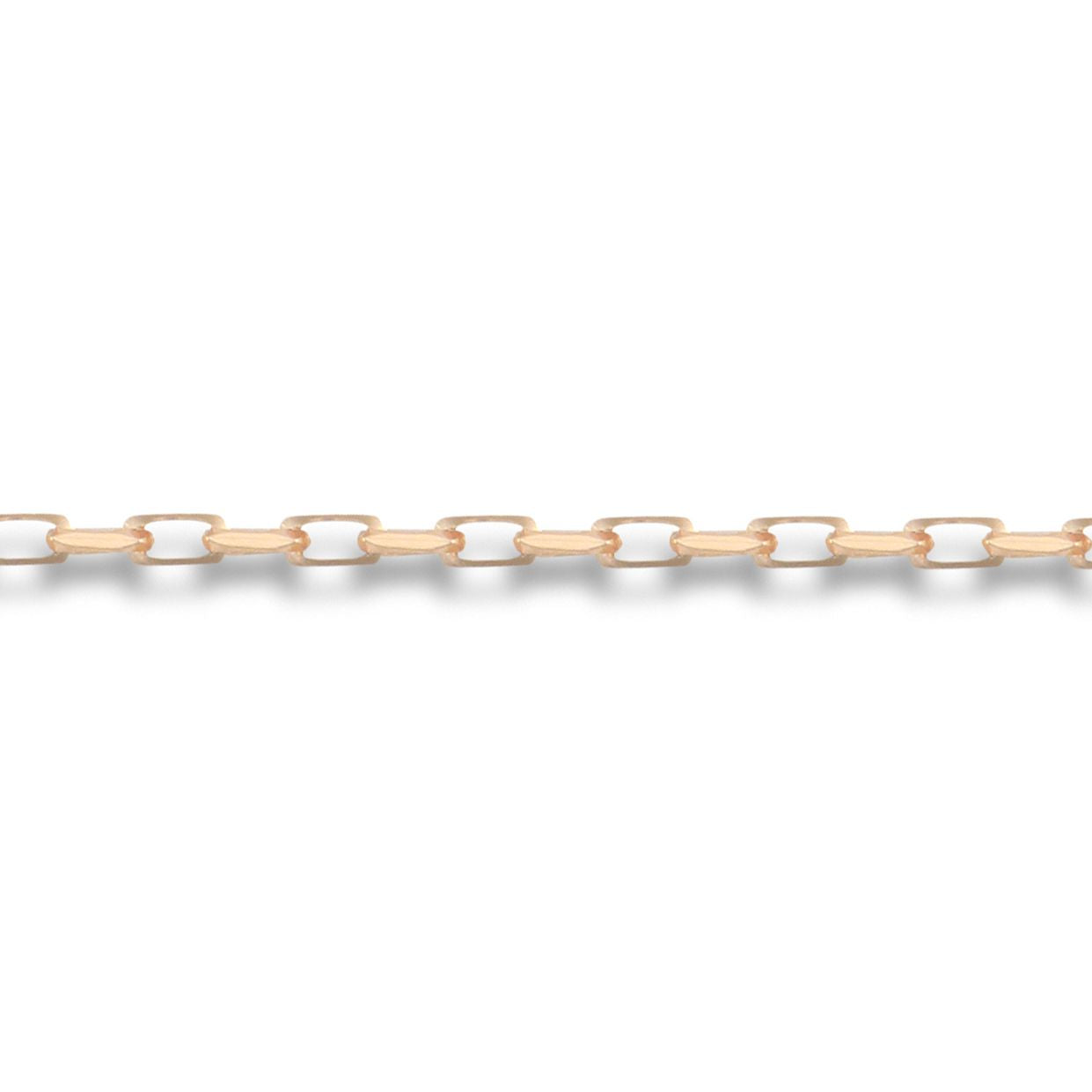 9ct Gold  Italian Diamond Cut Belcher 1.7mm Pendant Chain Necklace - JCN003A