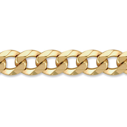 Mens 9ct Gold  Heavy Weight Curb Link 15mm Chain Necklace - JCN024P