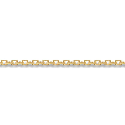 9ct Gold  Trace Cable Link Pendant Chain Necklace 1.2mm - JCN029B