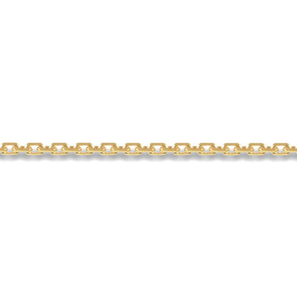 9ct Gold  Trace Cable Link Pendant Chain Necklace 1.2mm - JCN029B