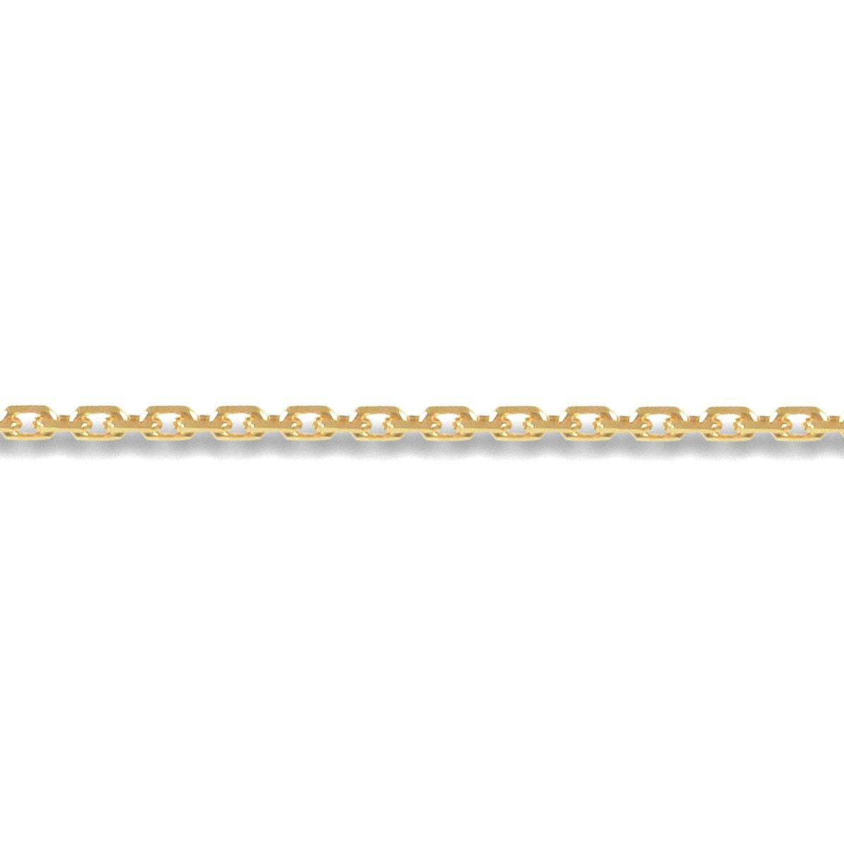 9ct Gold  Trace Cable Link Pendant Chain Necklace 1.2mm - JCN029B
