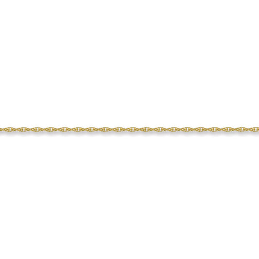 9ct Gold  Prince of Wales 1.7mm Pendant Chain Necklace - JCN054A