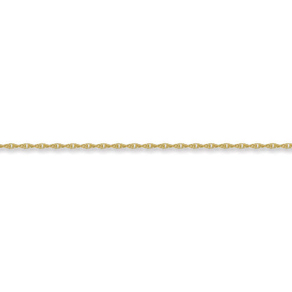 9ct Gold  Prince of Wales 1.7mm Pendant Chain Necklace - JCN054A