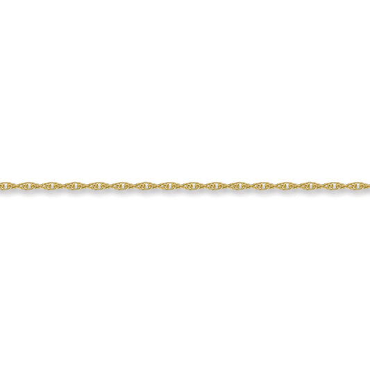9ct Gold  Prince of Wales 2mm Pendant Chain Necklace - JCN054B