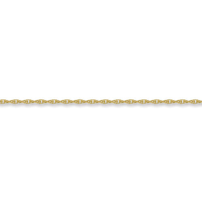 9ct Gold  Prince of Wales 2mm Pendant Chain Necklace - JCN054B