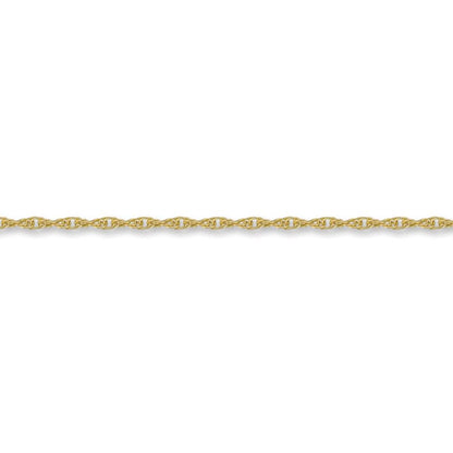 9ct Gold  Prince of Wales 2.6mm Pendant Chain Necklace - JCN054C