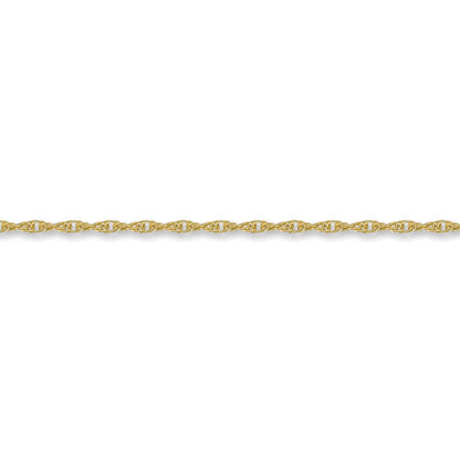 9ct Gold  Prince of Wales 2.6mm Pendant Chain Necklace - JCN054C