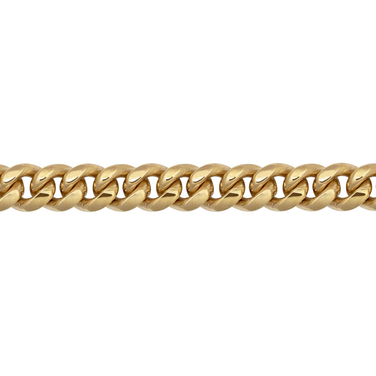 Men's 9ct Gold  Domed Cuban Curb 12mm Chain Bracelet 3oz 9inch - JCN092A