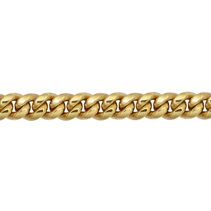 Men's 9ct Gold  Domed Cuban Curb 12mm Chain Bracelet 3½oz 9inch - JCN092B