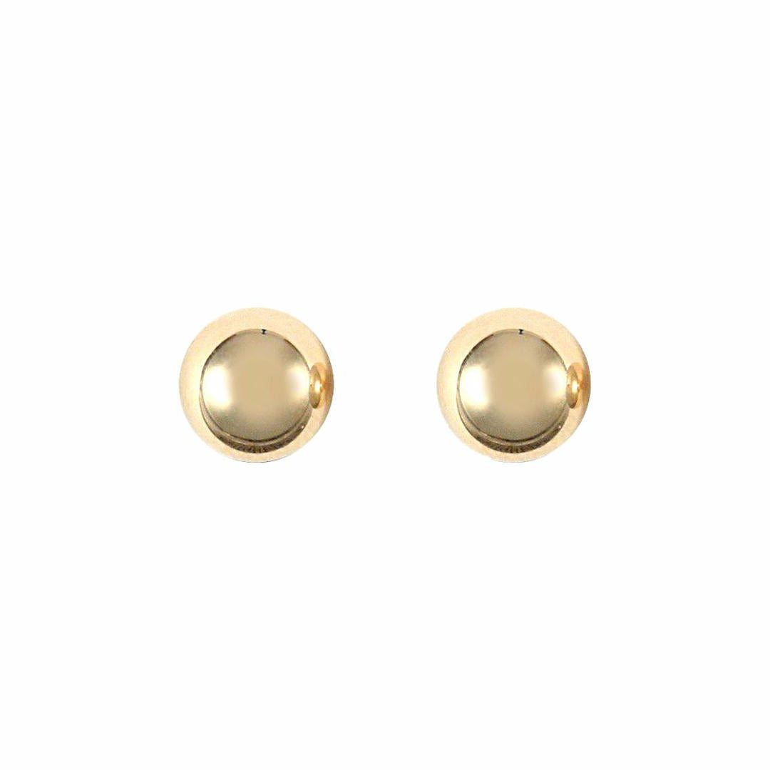 9ct Gold  Ball Bead Stud Earrings, 4mm - JES078