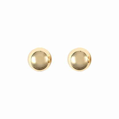 9ct Gold  Ball Bead Stud Earrings, 4mm - JES078