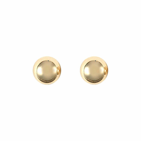 9ct Gold  Ball Bead Stud Earrings, 4mm - JES078
