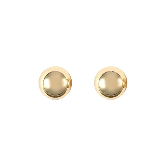 9ct Gold  Ball Bead Stud Earrings, 4mm - JES078