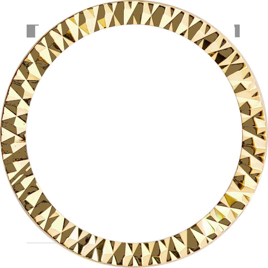 9ct Gold  Half Sovereign Coin Mount Bezel - JFD048