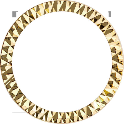 9ct Gold  Half Sovereign Coin Mount Bezel - JFD048