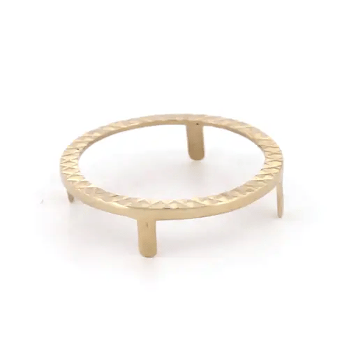 9ct Gold  Full Sovereign Coin Mount Bezel - JFD049