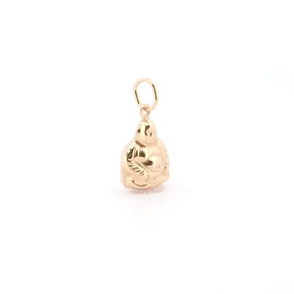 Ladies 9ct Gold  Buddha Charm Pendant - JPC224