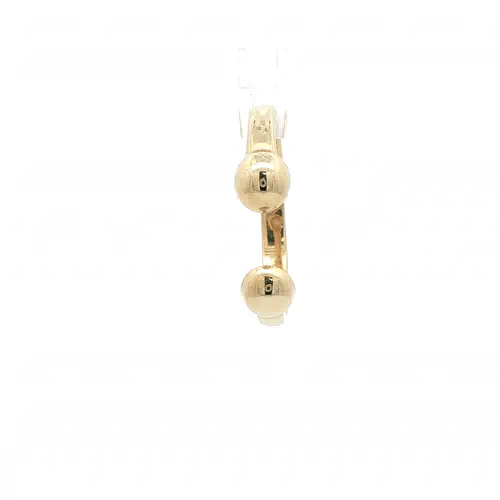 Ladies Solid 9ct Gold  Bead Torque Ring - JRN069