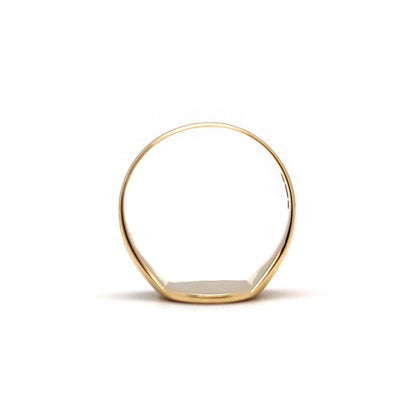 Mens Solid 9ct Gold  Oval Signet Ring - JRN134
