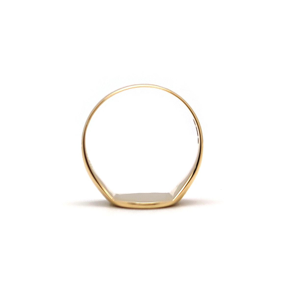 Mens Solid 9ct Gold  Oval Signet Ring - JRN134