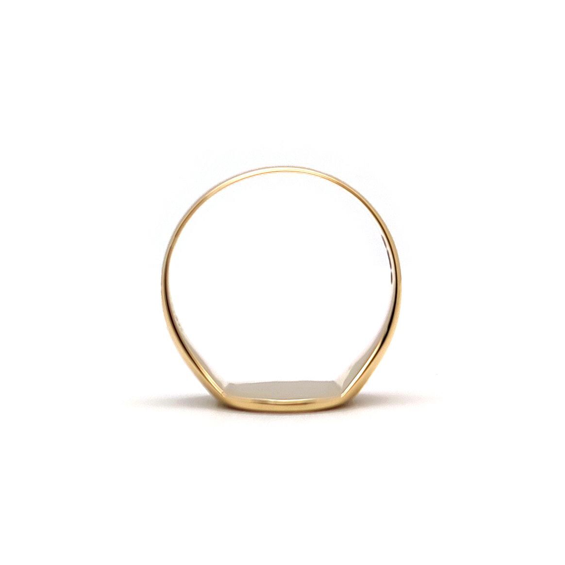 Mens Solid 9ct Gold  Oval Signet Ring - JRN134