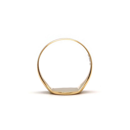 Mens Solid 9ct Gold  Oval Signet Ring - JRN134