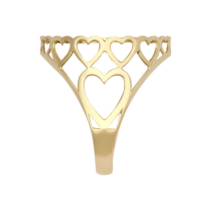9ct Gold  Loves St George Ring (Full Sov Size) - JRN171-F