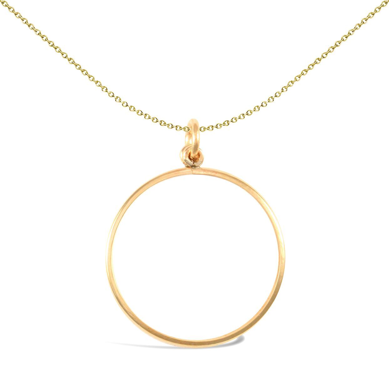 9ct Gold  Plain 10th Oz Krugerrand Brittania Coin Mount Pendant - JSP019-T