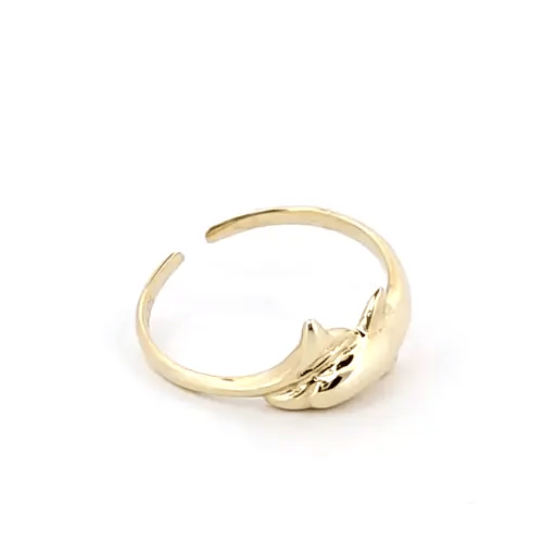 9ct Gold  Dolphin Wrap Toe Ring - JTR001