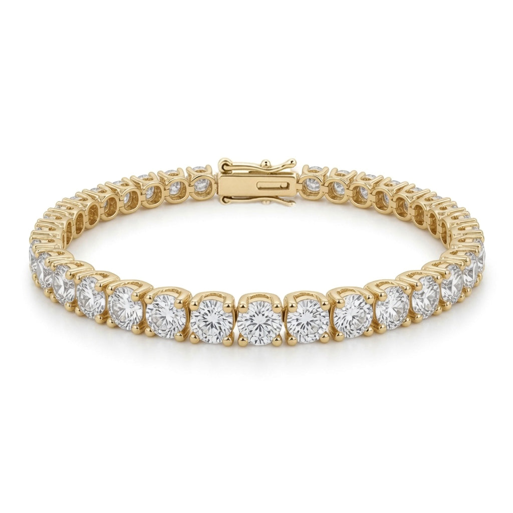 9ct Gold  15ct Certified Lab Grown Diamond Tennis Bracelet - LAB9B095-1500