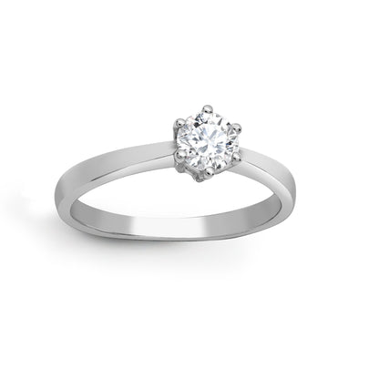 Platinum  1.5ct D/VS Lab Grown Diamond Solitaire Engagement Ring - LABPTR004-150