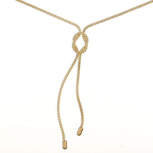 9ct Gold  Popcorn Negligee Necklace 17.5 inch - NK1AXL628Y