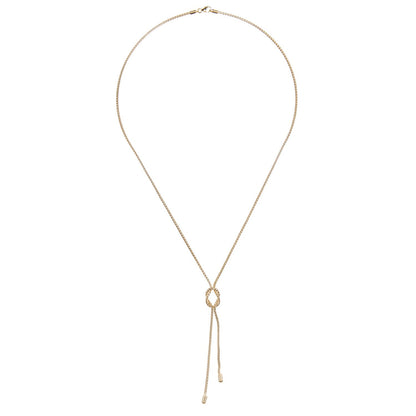 9ct Gold  Popcorn Negligee Necklace 17.5 inch - NK1AXL628Y